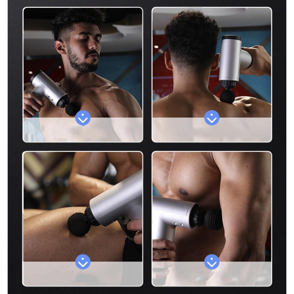 Máy tạo săn cơ, đấm bóp massage cơ FascialGun - Home and Garden