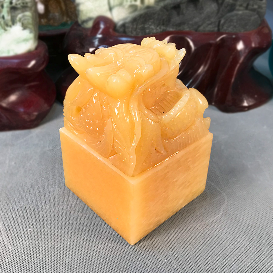 Ấn Rồng Phong Thủy Ngọc Hoàng Long
