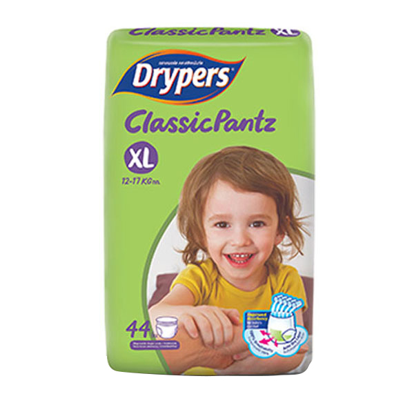 Tã quần trẻ em Drypers Classicpantz XL 44 miếng (12 - 17kg)