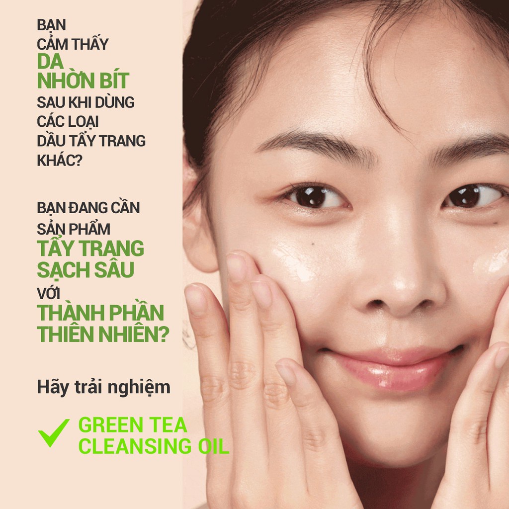 Dầu tẩy trang trà xanh innisfree Green Tea Hydrat Amino Cleansing oil 150ml