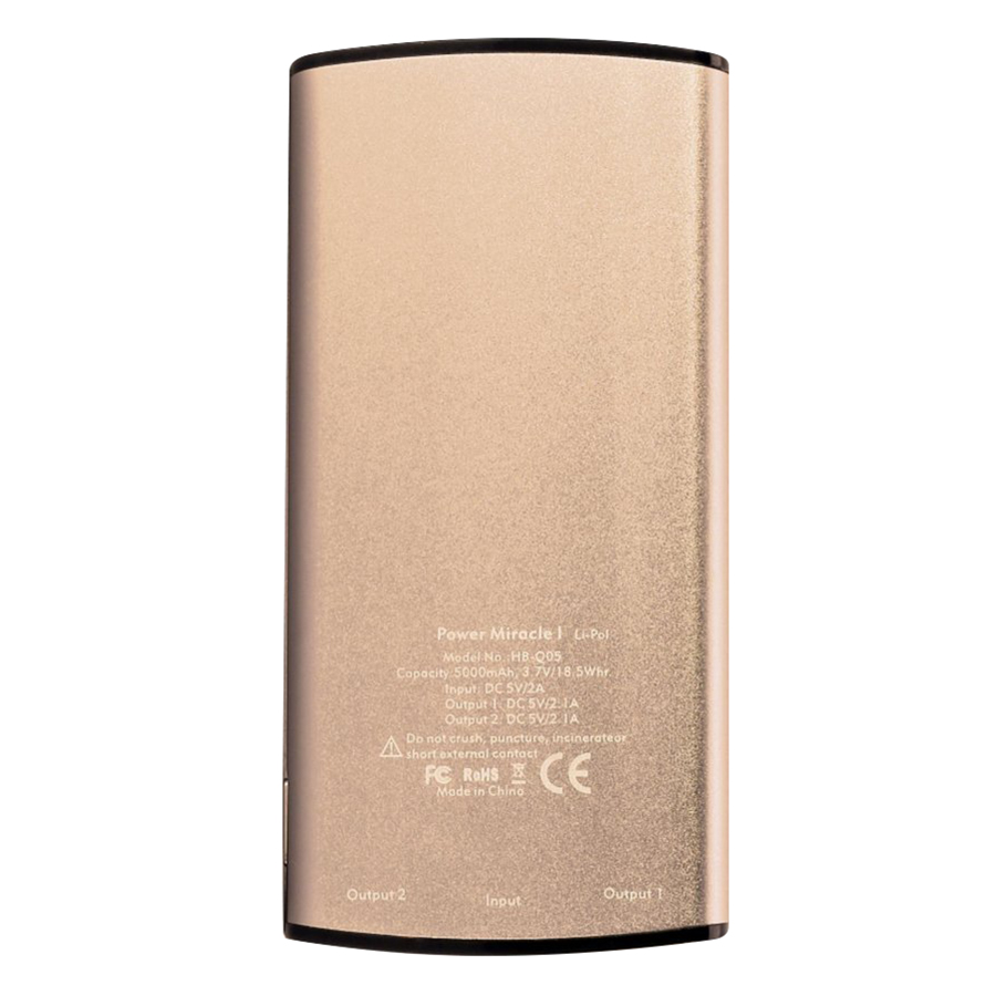 Sạc Dự Phòng MiLi Power Miracle I (HB-Q05) 5000mAh - Hàng chính hãng