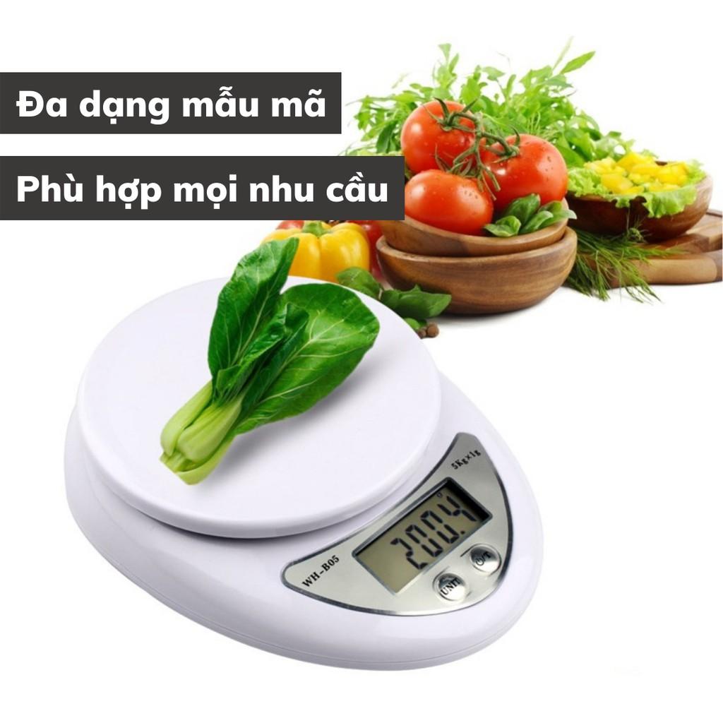 Cân điện tử 5kg làm bánh cân làm bếp định lượng 0.1-5kg B05 - Plus độ chính xác cao cân điện tử kèm 2 viên pin AA