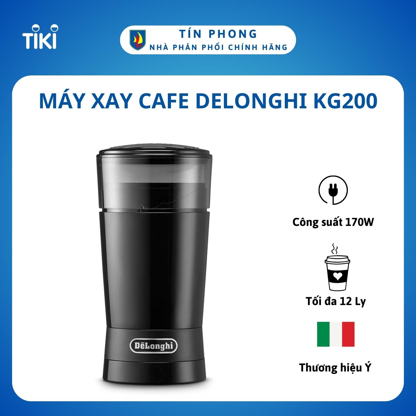 Nhập CECAMP30KD5 giảm 30K Máy xay cafe Delonghi KG200 - Hàng chính hãng