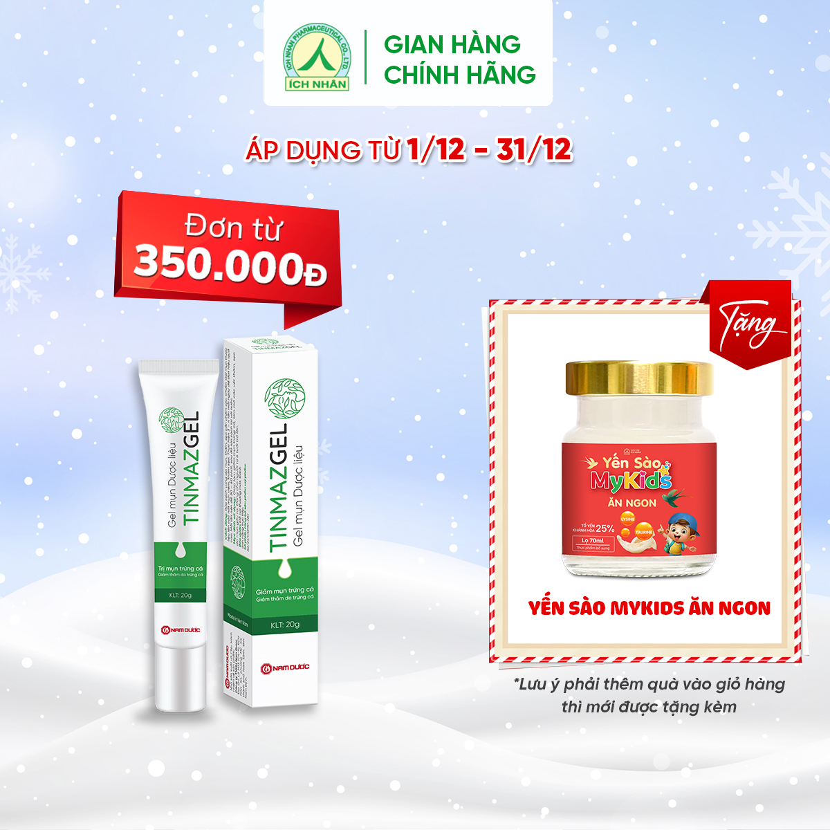 Chấm Mụn Trứng Cá Tinmazgel Giúp Gom Cồi Mụn, Giảm Viêm Sưng - Thành Phần Dược Liệu Tuýp 20g
