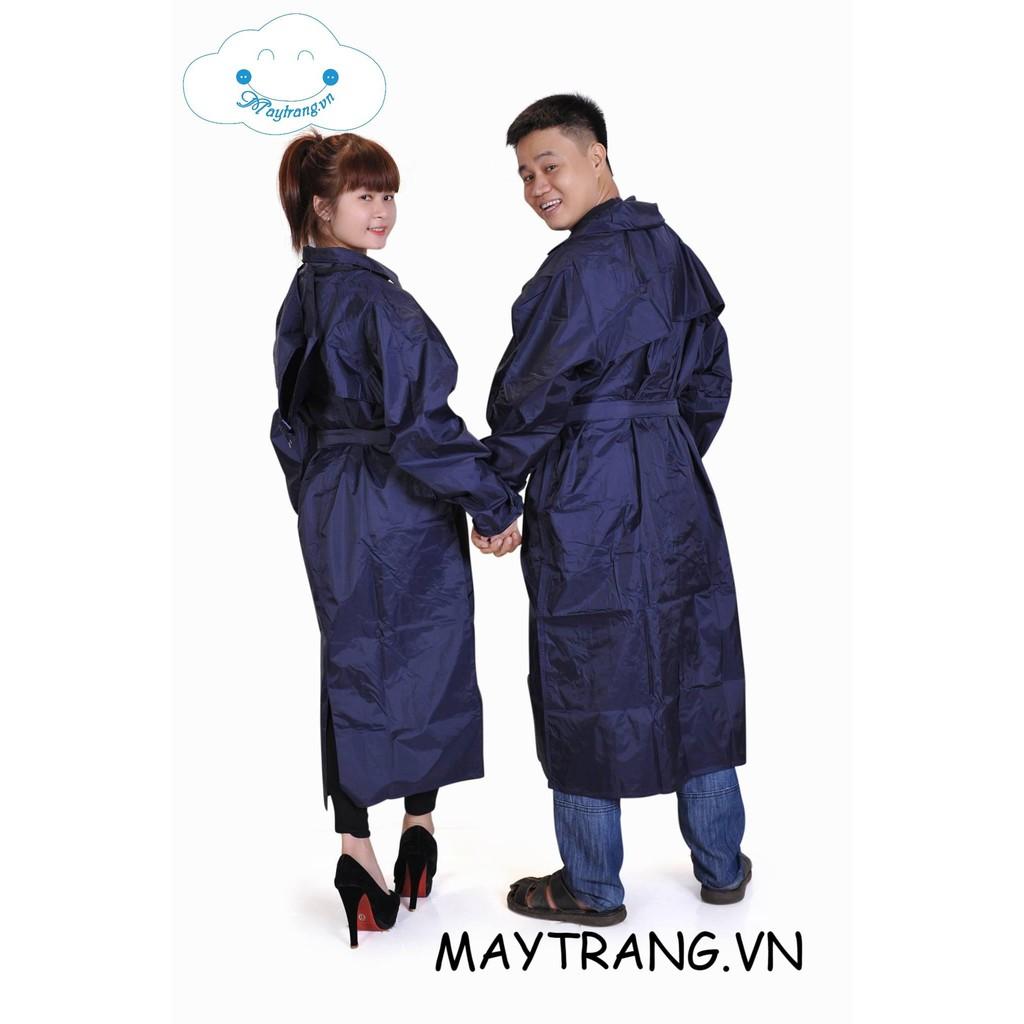 ÁO MƯA MĂNG TÔ VẢI DÙ, CHỐNG THẤM, BỀN ĐẸP MÀU XANH ĐEN