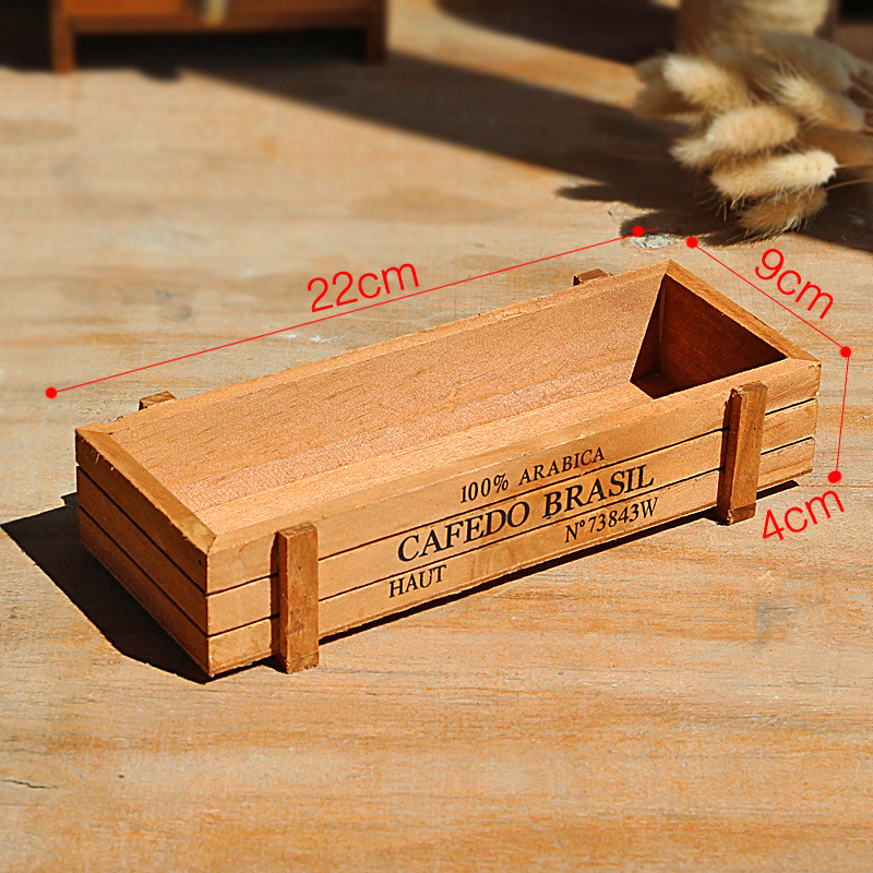Chậu, khay Gỗ trồng sen đá, chậu trồng cây cảnh để bàn