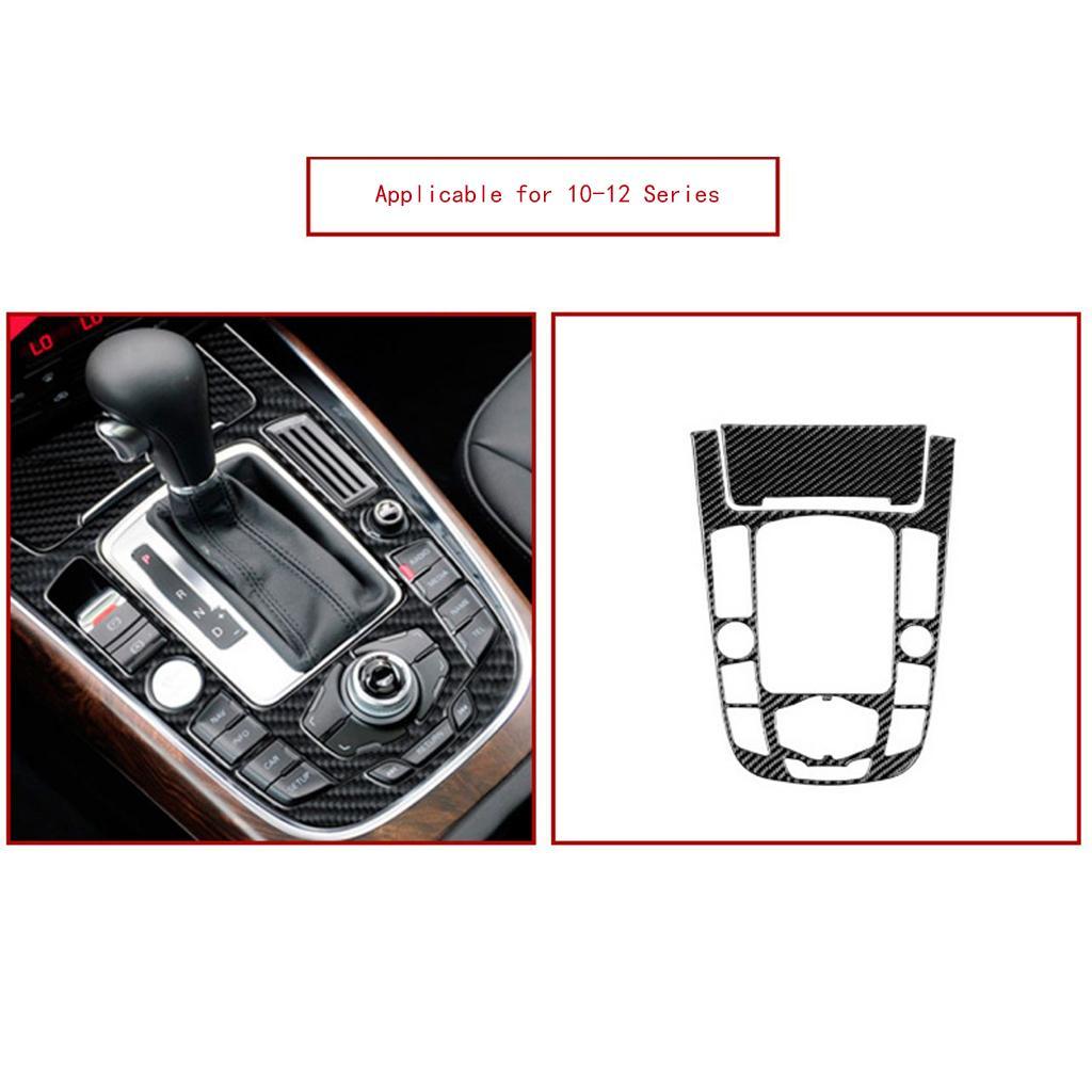 Carbon Fiber Control Gear Panel Decor Cover Sticker For Q5 10-12