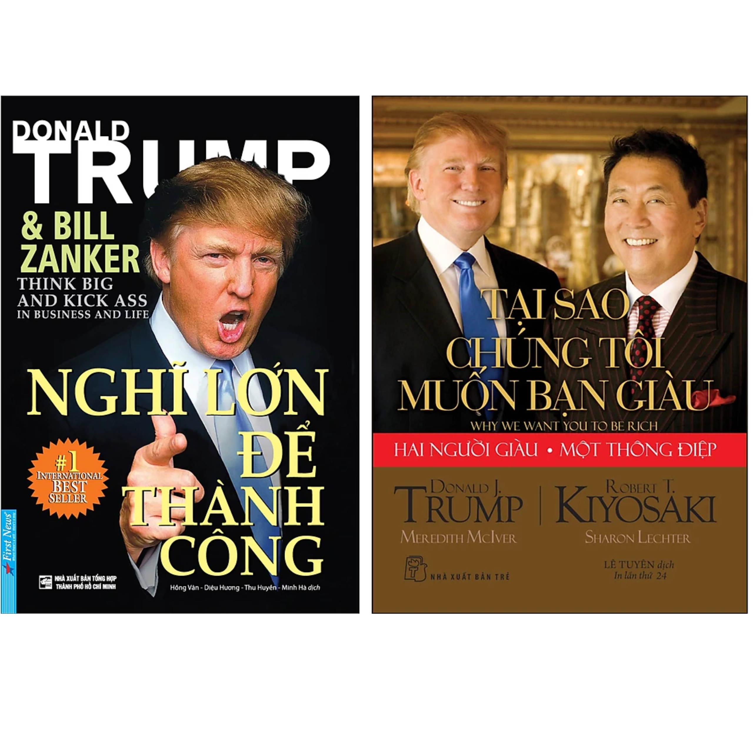 Combo 2Q: Nghĩ Lớn Để Thành Công - Donald Trump + Tại Sao Chúng Tôi Muốn Bạn Giàu