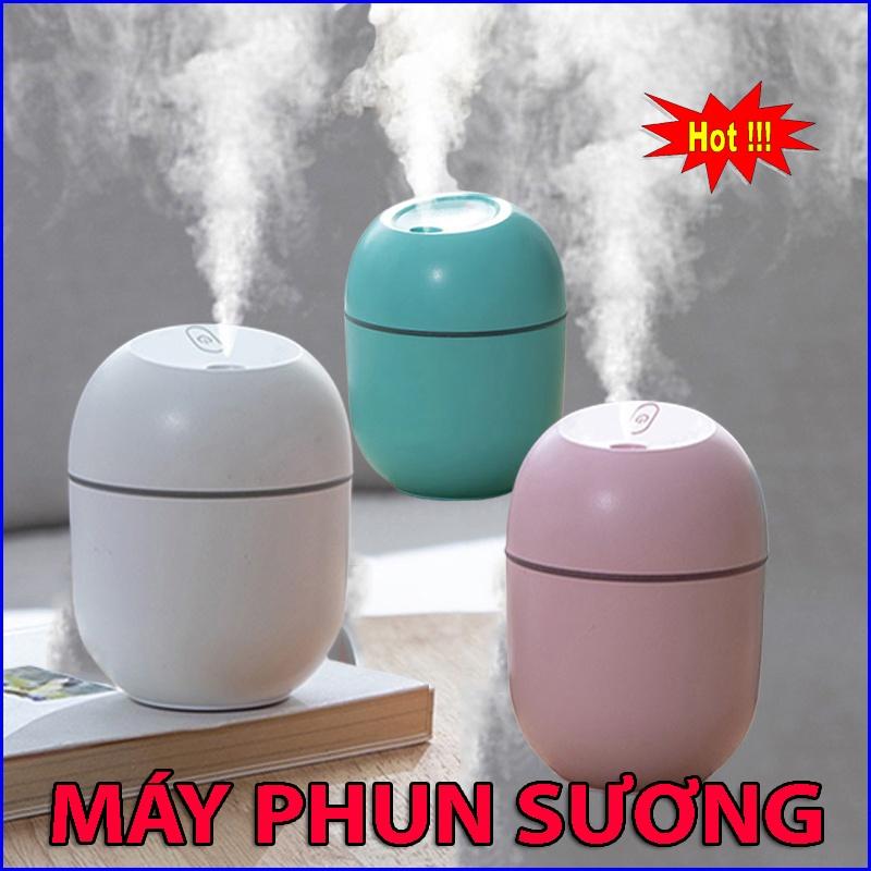 Máy Khuếch Tán Máy Xông Tinh Dầu Phun Sương Tỏa Hương Thơm Mát Đèn LED Đổi Màu Dùng Cho Phòng Ngủ Và Trên Xe Hơi