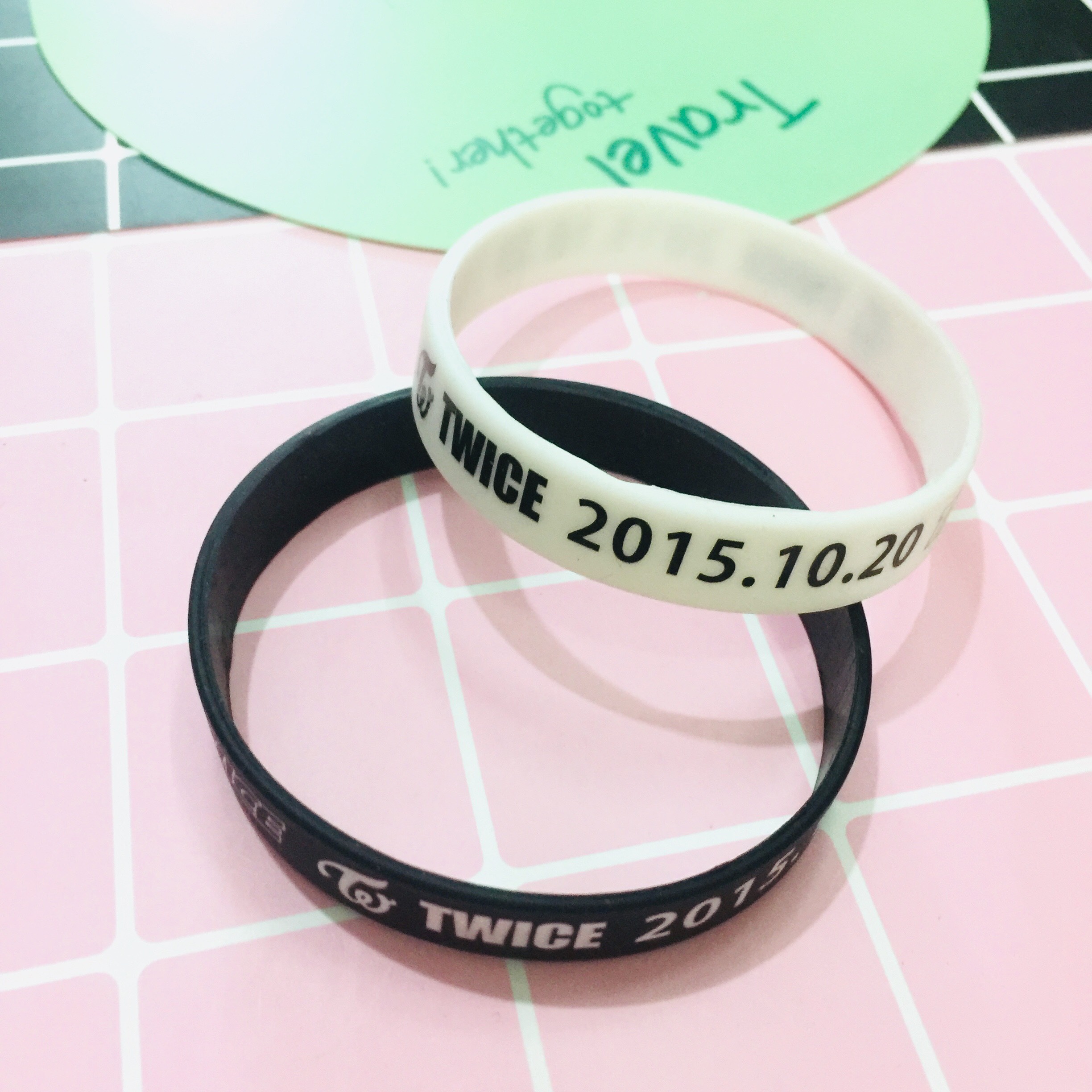 COMBO 5 VÒNG TAY. LẮC TAY CAO SU  TWICE KPOP