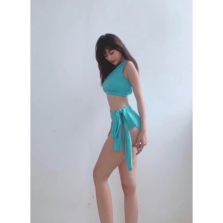 Bikini, Đồ Bơi Đi Biển Hai Mảnh Hy Lạp HM-211 - XANH NGỌC