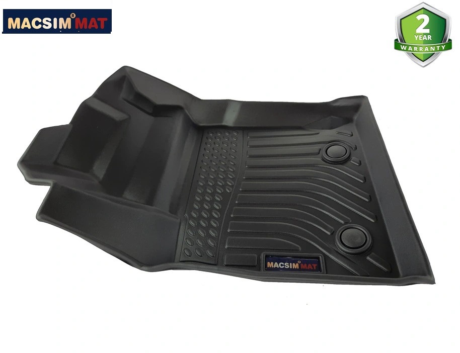Thảm lót sàn xe ô tô Ford Ecosport 2012+ Nhãn hiệu Macsim chất liệu nhựa TPE cao cấp màu đen sđ