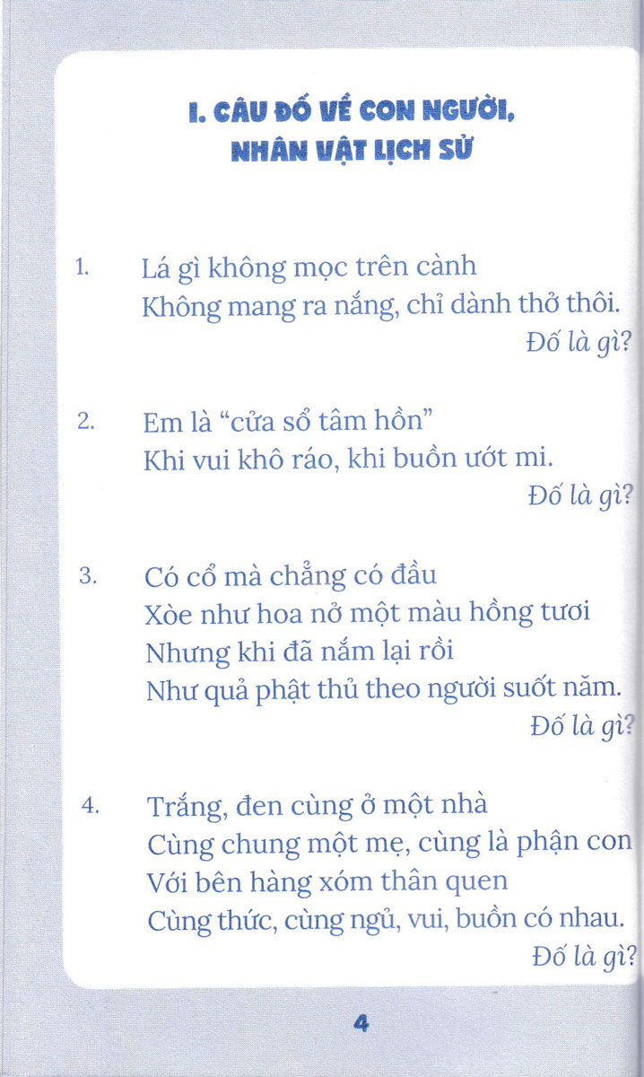 Câu Đố Thông Minh