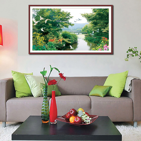 Tranh Phong Thủy Phòng Khách Q12K-ZTH