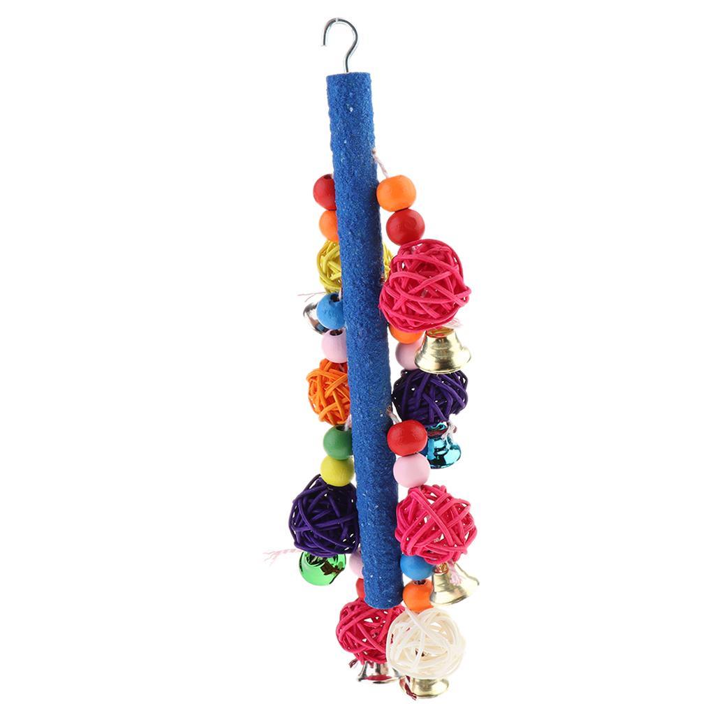 Parrot Toy, Chewing,Hanging Toy, Parrot Bird Parakeets Cage Standing Toys