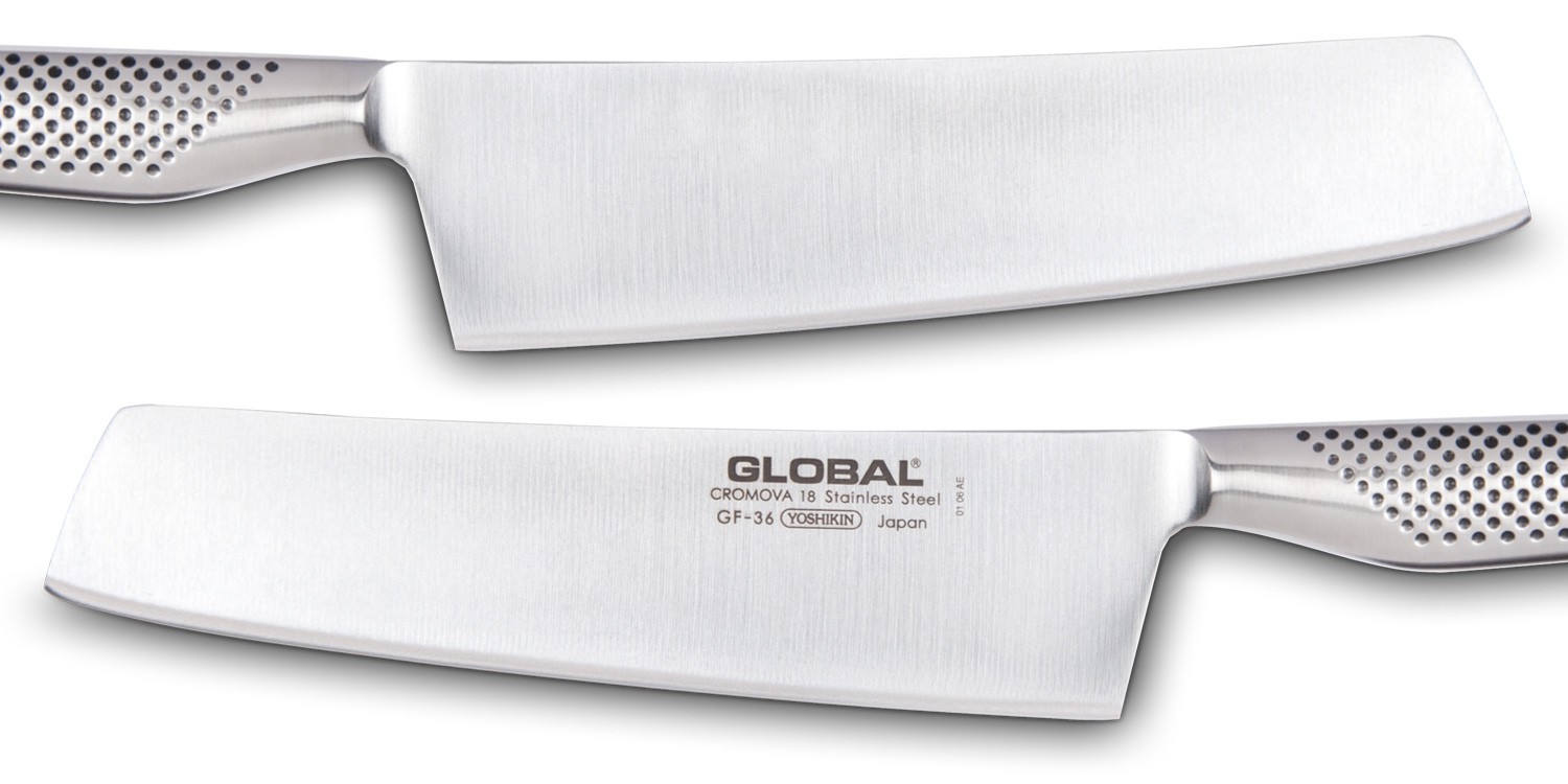 Dao bếp Nhật cao cấp Global GF36 Nakiri - Dao thái rau củ (200mm) - Dao bếp Nhật chính hãng