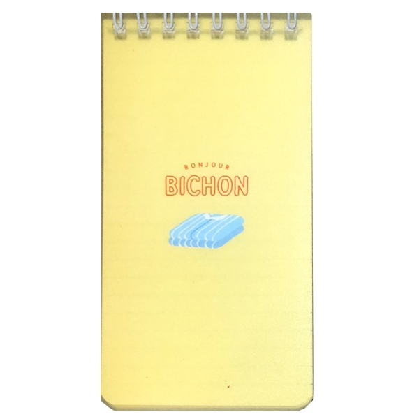 Sổ Ghi Nhớ Bonjour Bichon (Lx Trên) - Morning Glory - 80697 - Vàng