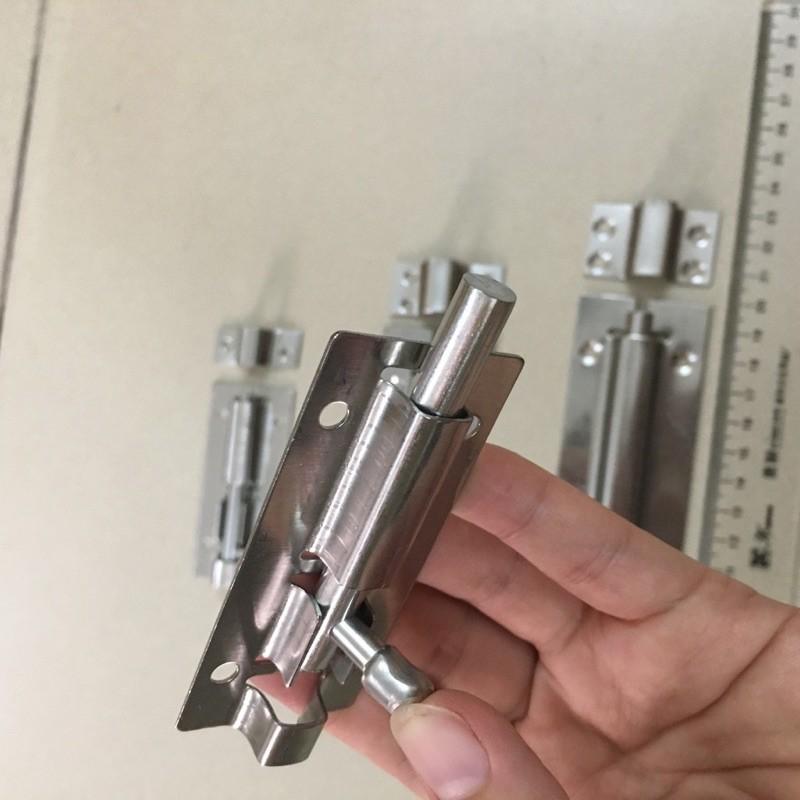 Chốt cửa inox dạng thẳng nhiều kích thước giá rẻ