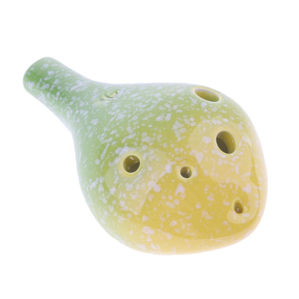 Ceramic Alto Ocarina 6 Key for Children Beginners Gift