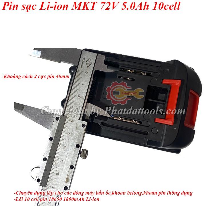 Pin sạc Li-ion 10 cell siêu khỏe-siêu bền-Chuyên dụng lắp cho máy bắn ốc,máy khoan betong pin,máy mài pin