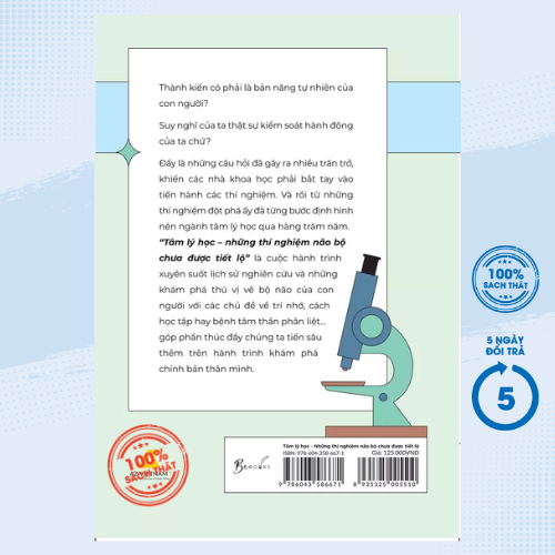 Tâm Lý Học - Những Thí Nghiệm Não Bộ Chưa Được Tiết Lộ