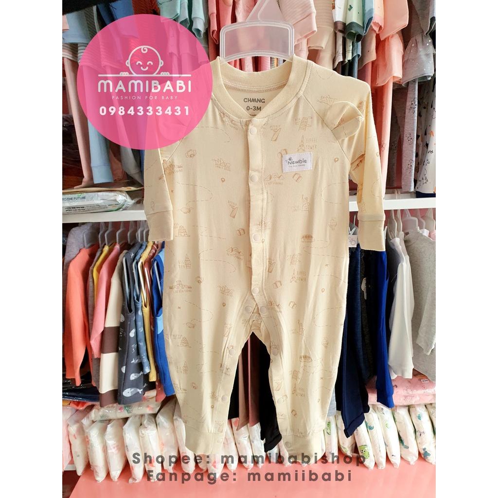 Bộ Bodysuit Dài Cúc Giữa