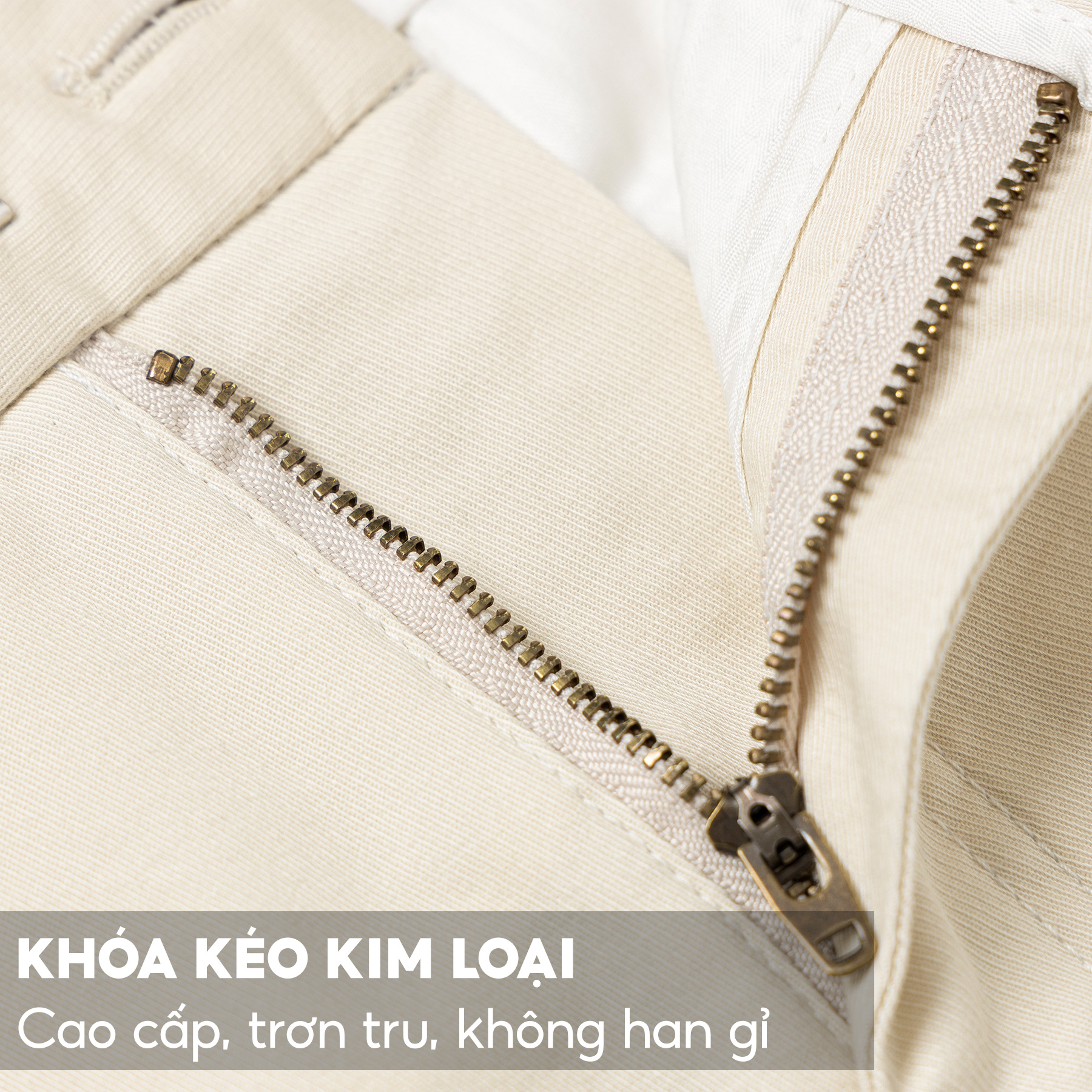 Quần Short Kaki Nam 5S FASHION, Chất Cotton, Cạp Giấu Cúc, Tinh Tế, Thiết Kế Basic, Lịch Sự (QSK23029)