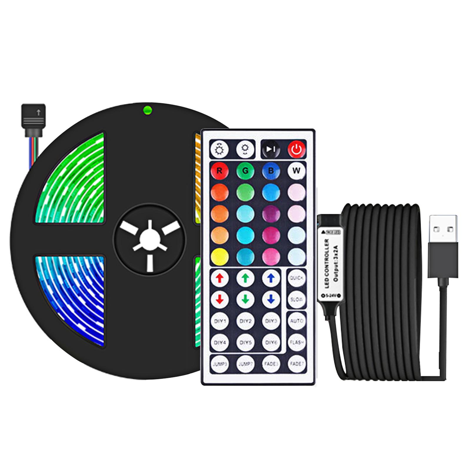 Dải Đèn LED 16.4ft RGB 20 màu không thấm nước Điều Khiển bằng remote