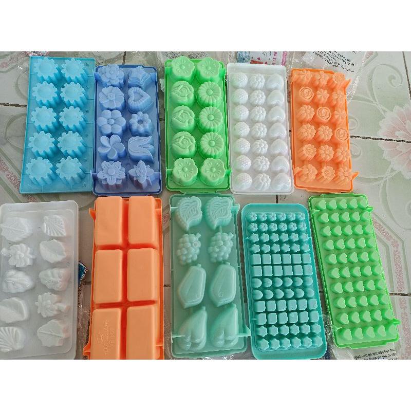 Khuôn nhựa đổ rau câu, làm đá
