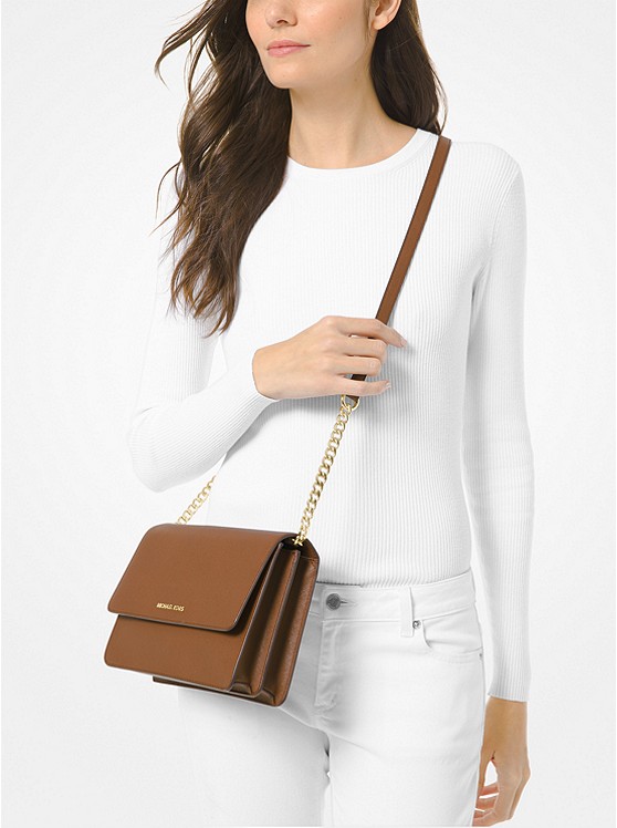 Túi Đeo Chéo MK Daniela Large Saffiano Leather Crossbody Bag