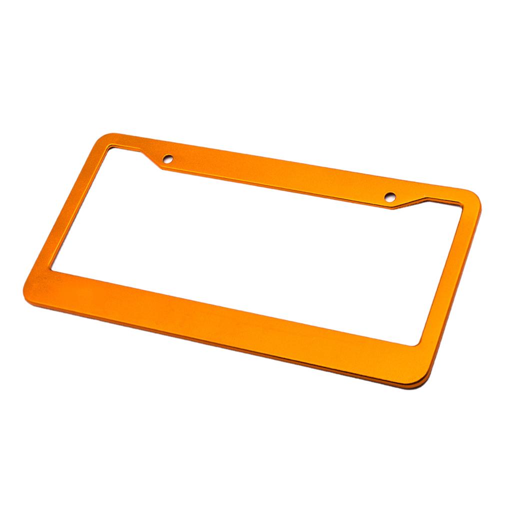 Metal Aluminium Alloy Anodized Car License plate frame holder Blank