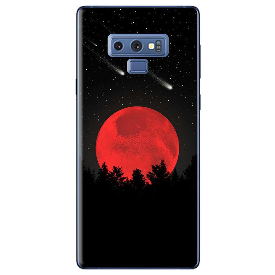 Ốp Lưng Dành Cho Samsung Galaxy Note 9 - Mặt Trăng Đỏ