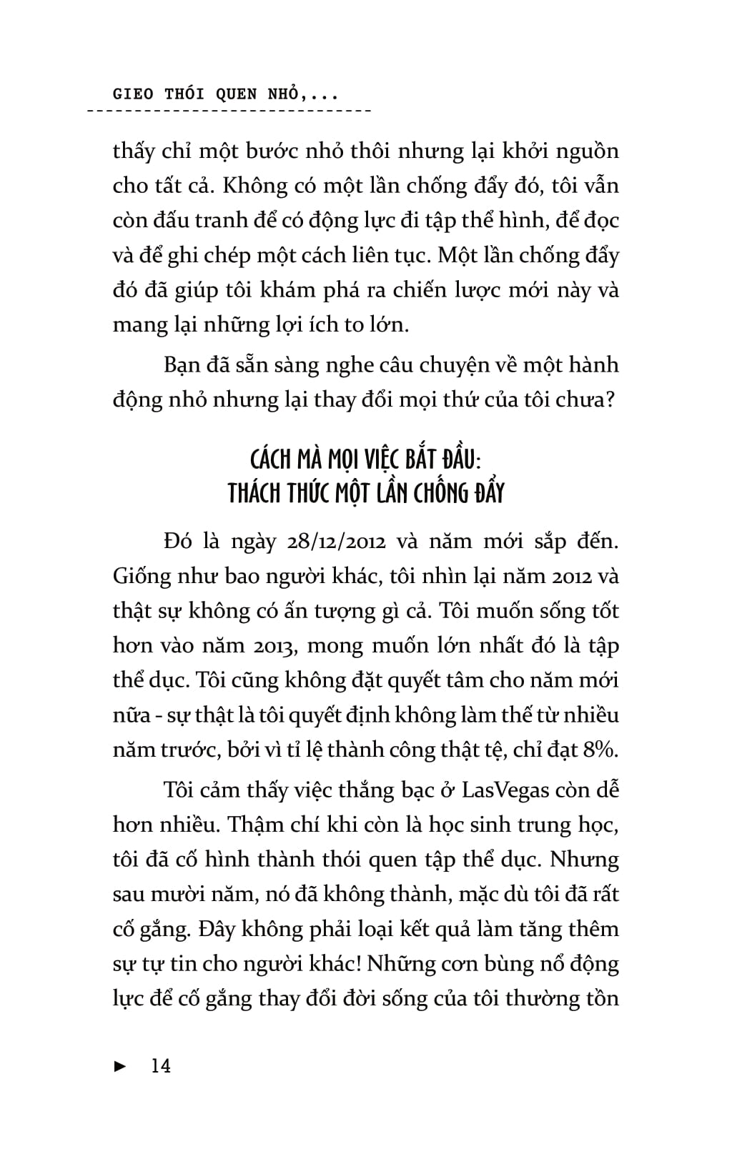 Sách Gieo Thói Quen Nhỏ, Gặt Thành Công Lớn