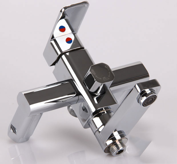 Sen cây vuông nóng lạnh lõi đồng mạ Crom AG 267