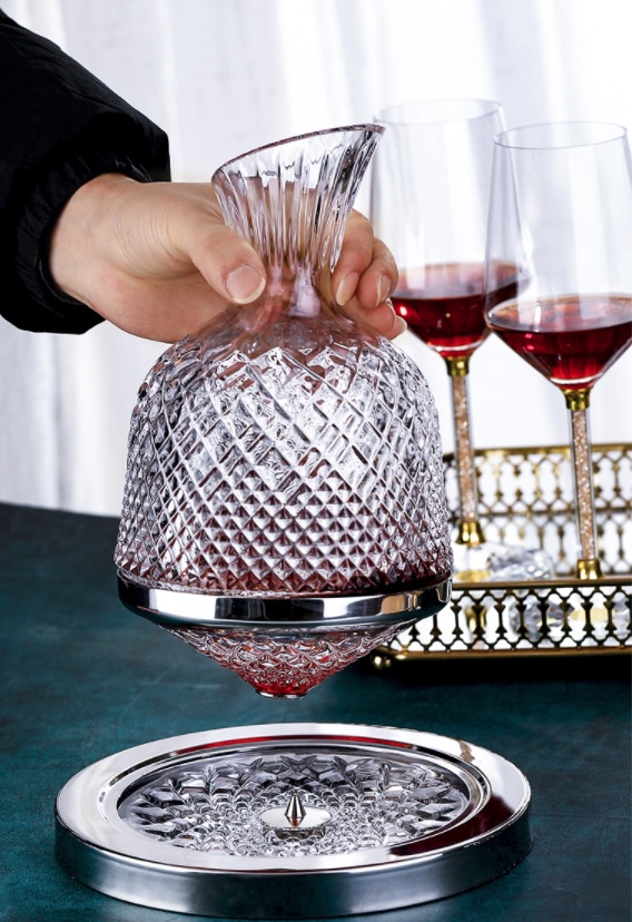 BÌNH THỞ XOAY TRÒN PATRICK SPIN DECANTER