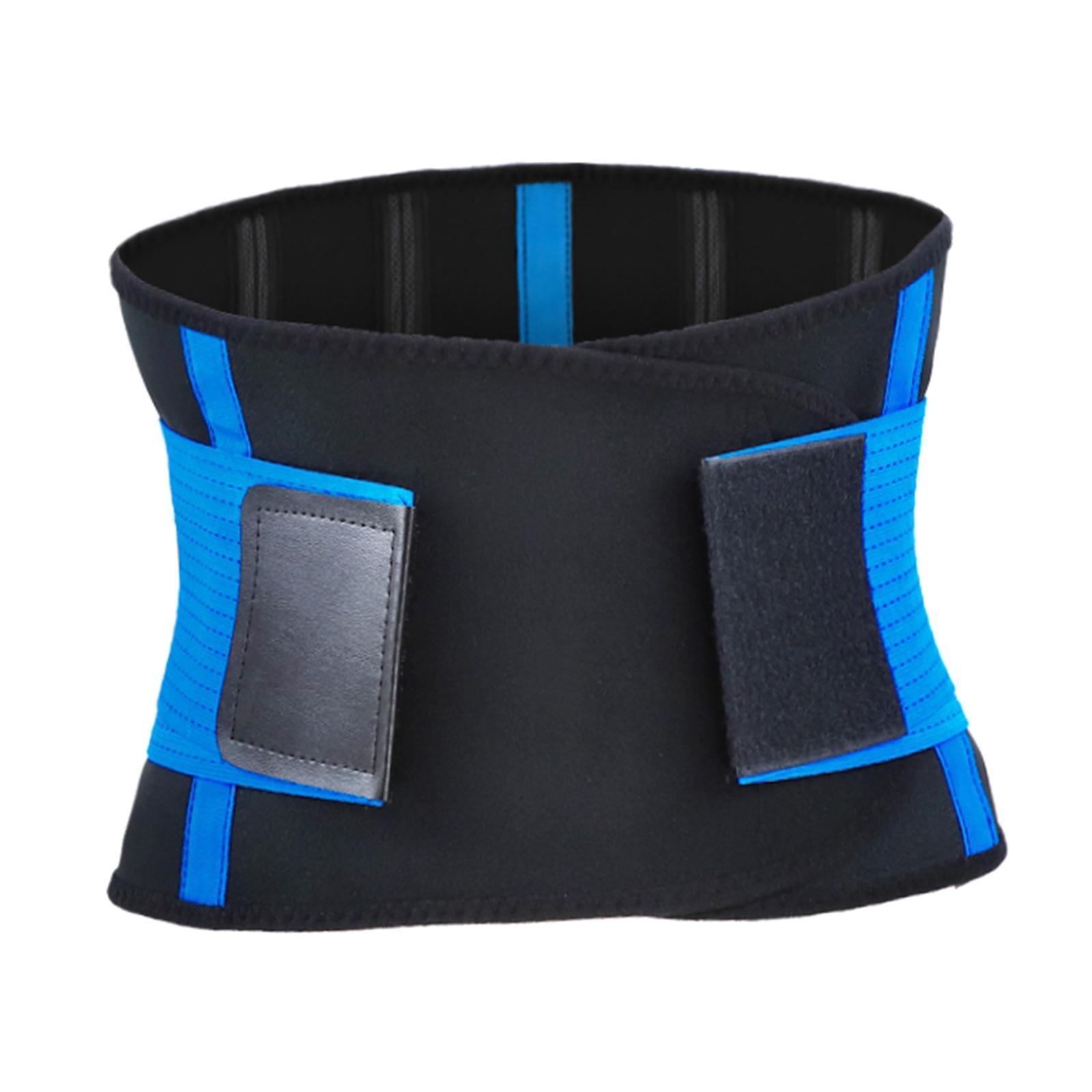 Waist Trimmer Rubber Ab Belt Widening Waist Trainer with Adjusted Straps and Mini Pouch for Fitness and Lumbar Back Support Tummy Control