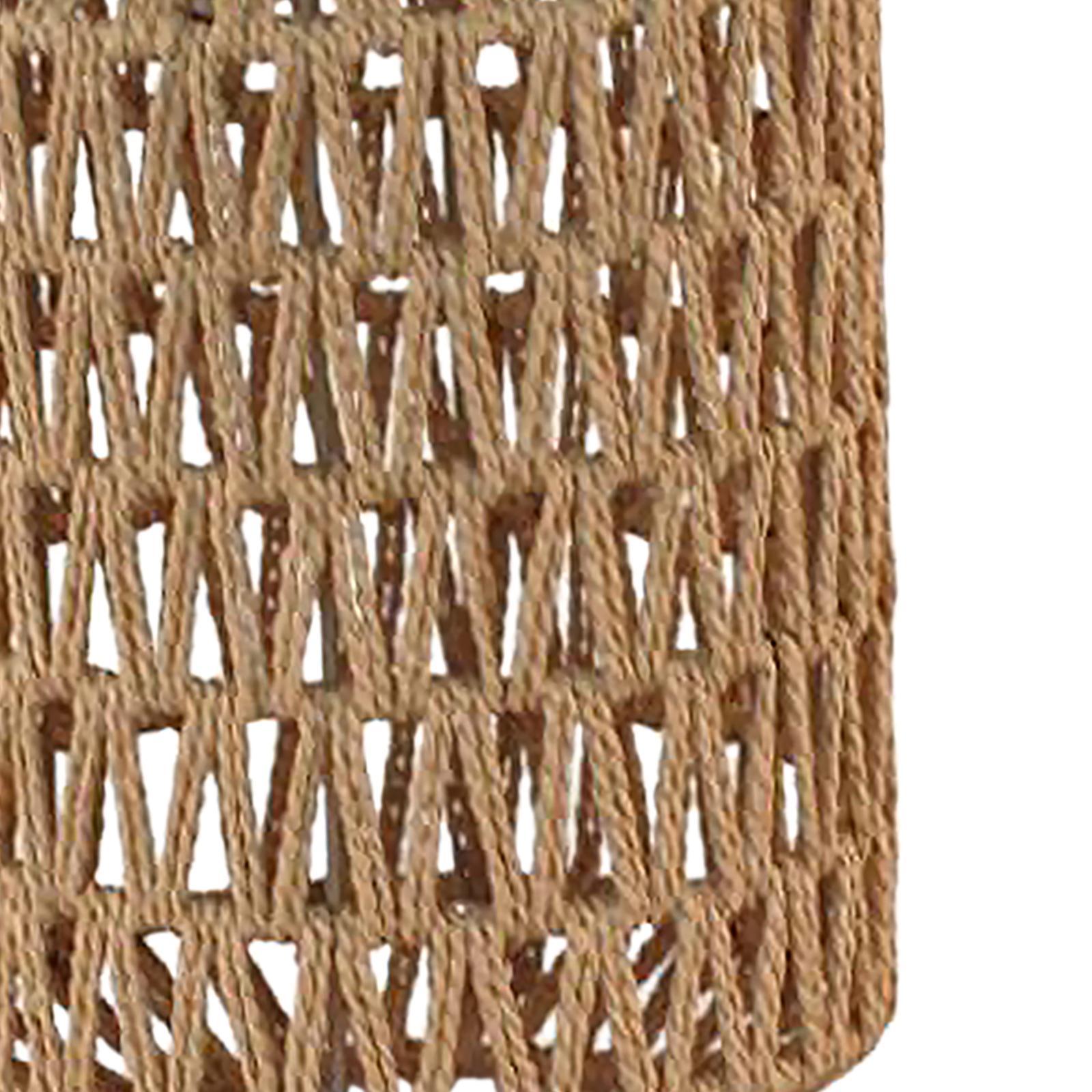 Woven Lamp Shade Woven Pendant Lampshade for Restaurant Teahouse Dining Room