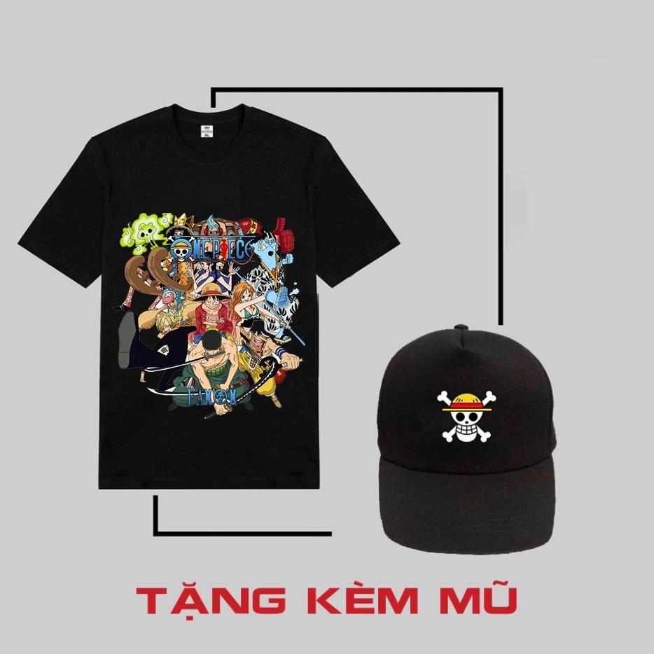 Áo thun Luffy Gear 4, Áo Anime siêu HOT + Tặng kèm mũ