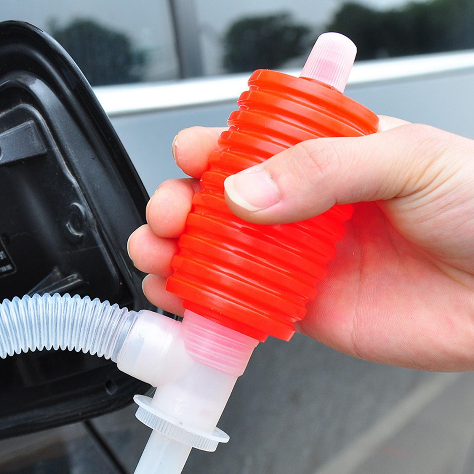 Portable Manual Liquid Transfer Siphon Pump   Gasoline Water
