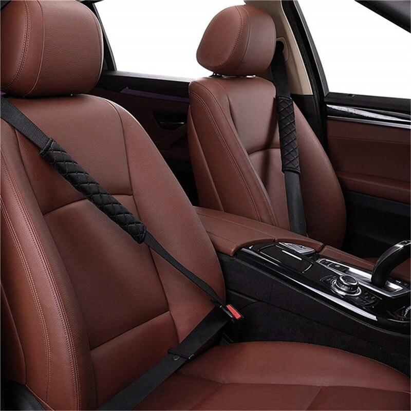 Set 2 đệm bọc dây an toàn bằng nhung mềm gắn dây đai an toàn cho xe hơi/ xe tải/ suv/ máy bay