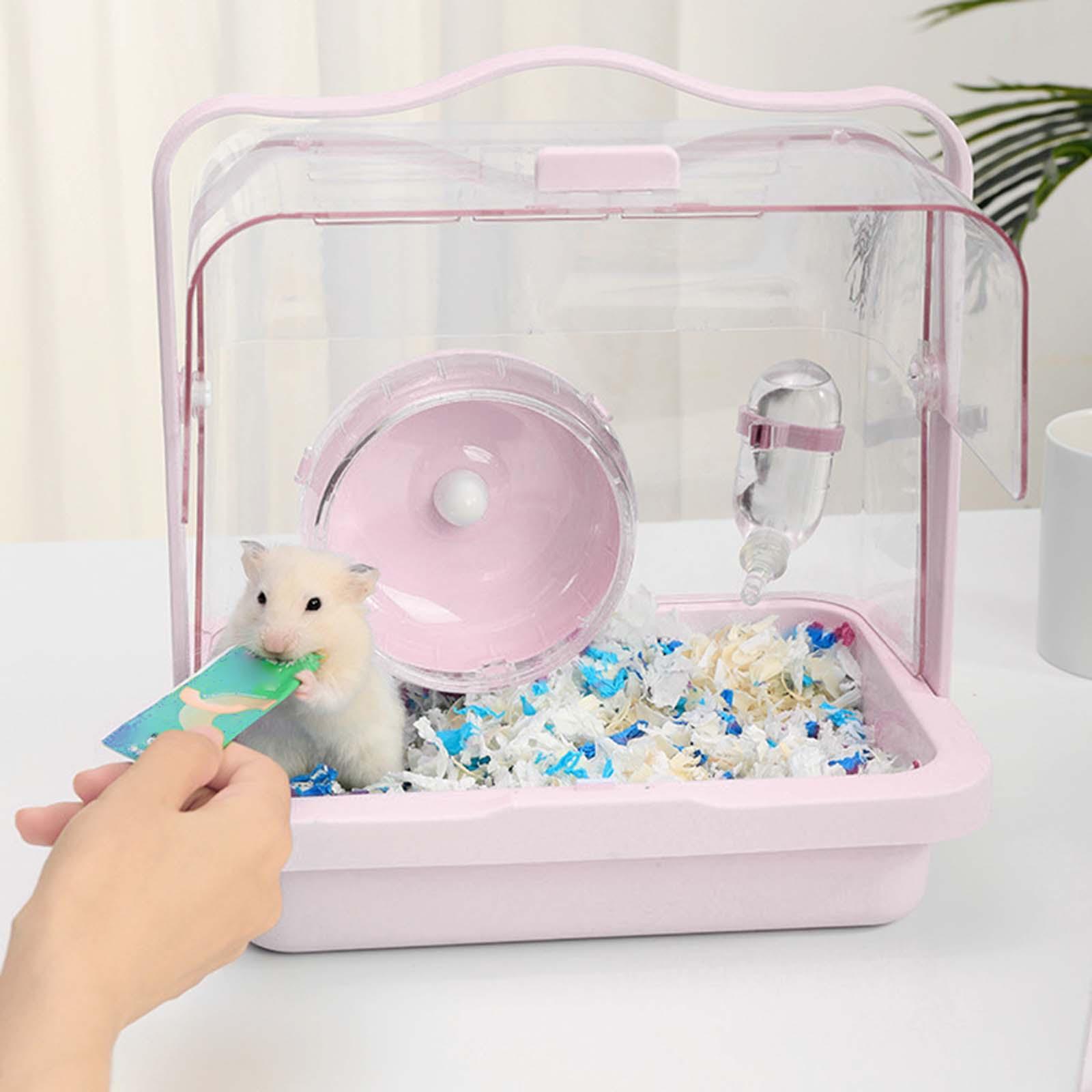 Hamster Carrier Cage Hamster Cage Travel Carrier Pet Cage for Hedgehog