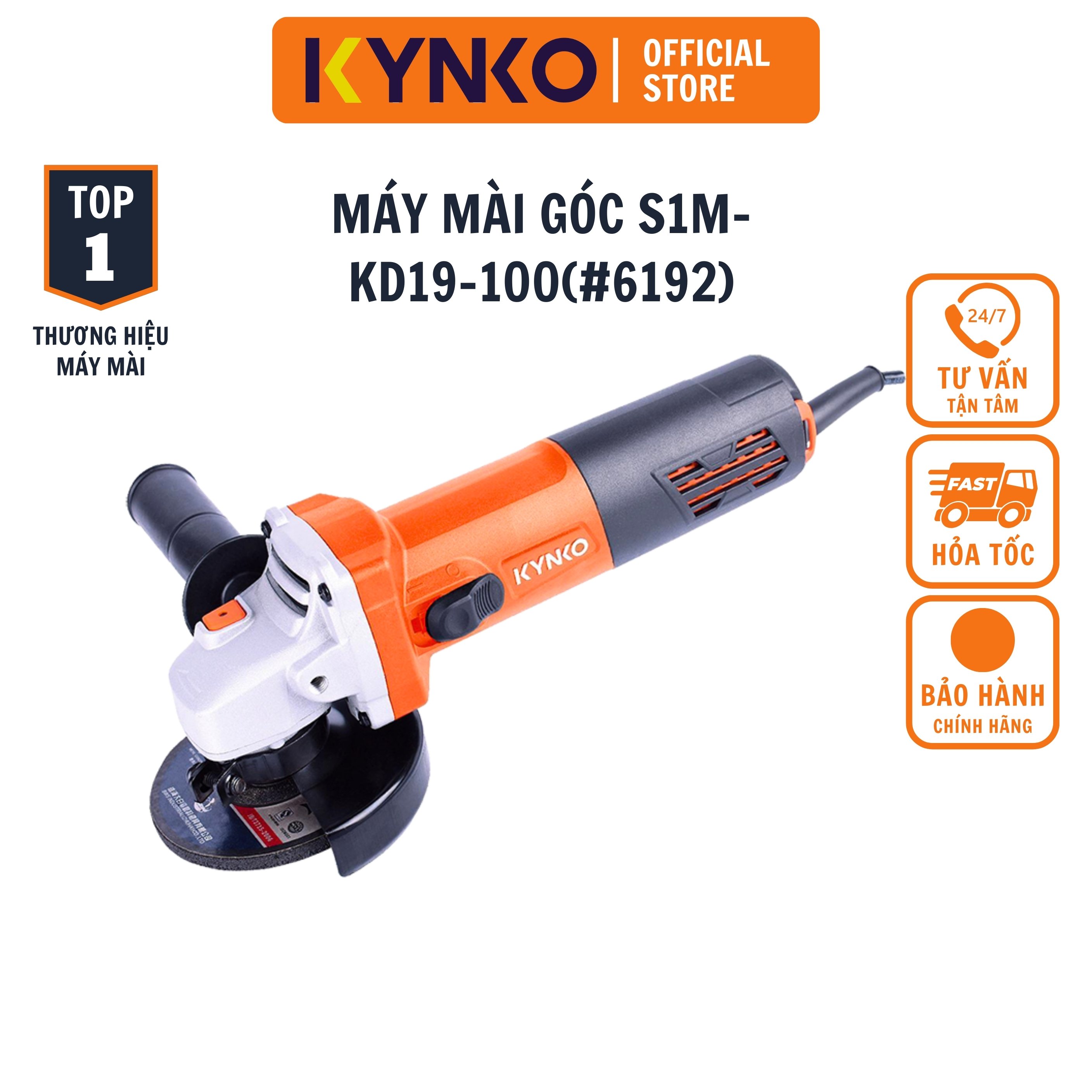 Máy mài 100 - KD19 (công tắc cạnh) cầm tay chất lượng chính hãng Kynko S1M- KD19 -100 # 6192