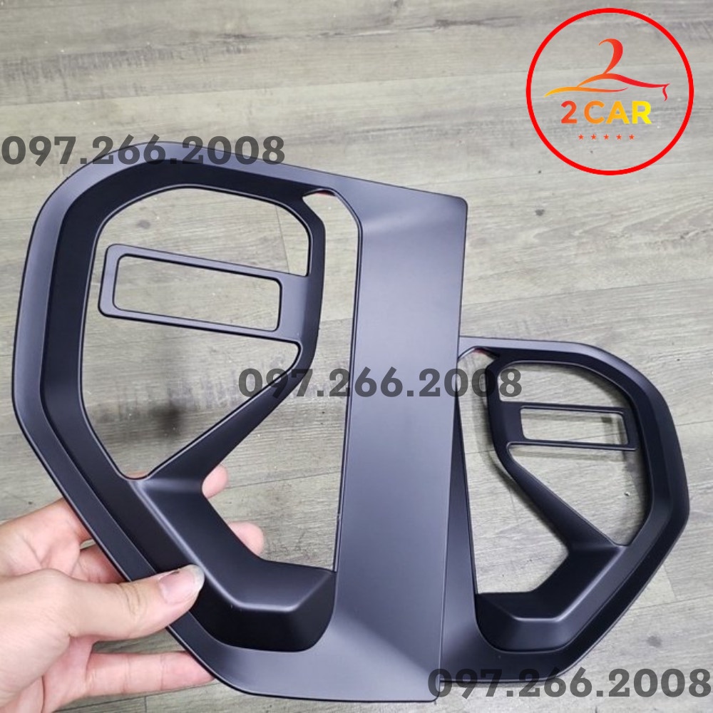 Bộ ốp mang cá hông xe Ford Everest 2022 2023, Ford Ranger 2023 nhựa ABS đen cao cấp