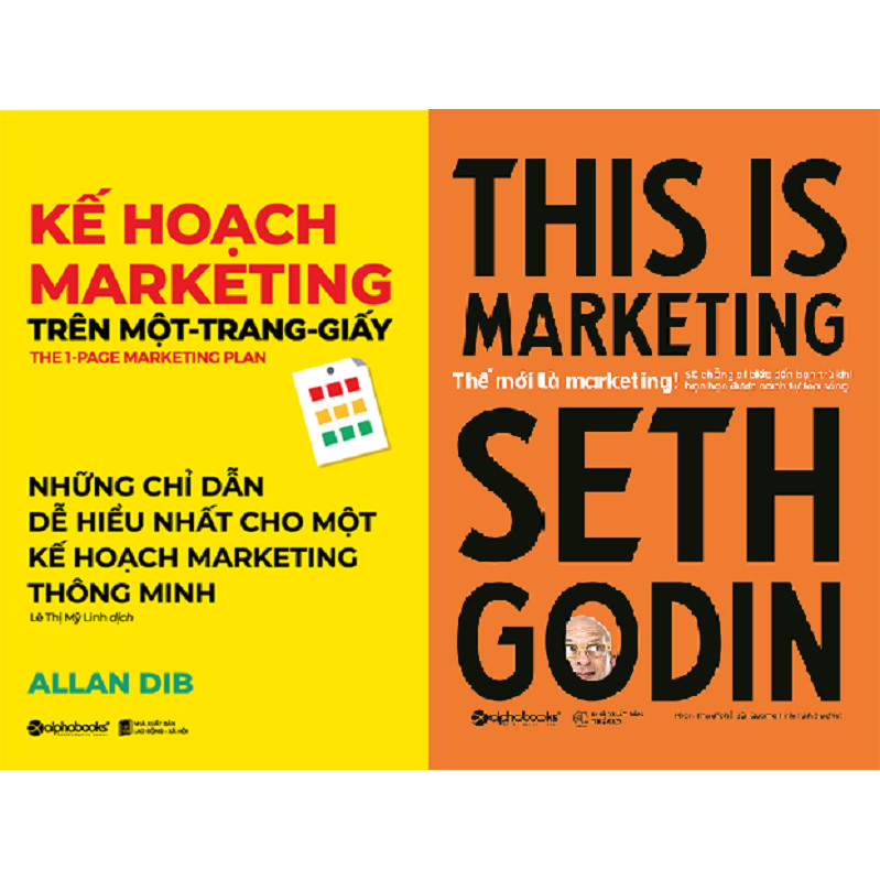 Combo Sách - Thế Mới Là Marketing + Kế Hoạch Marketing Trên Một Trang Giấy