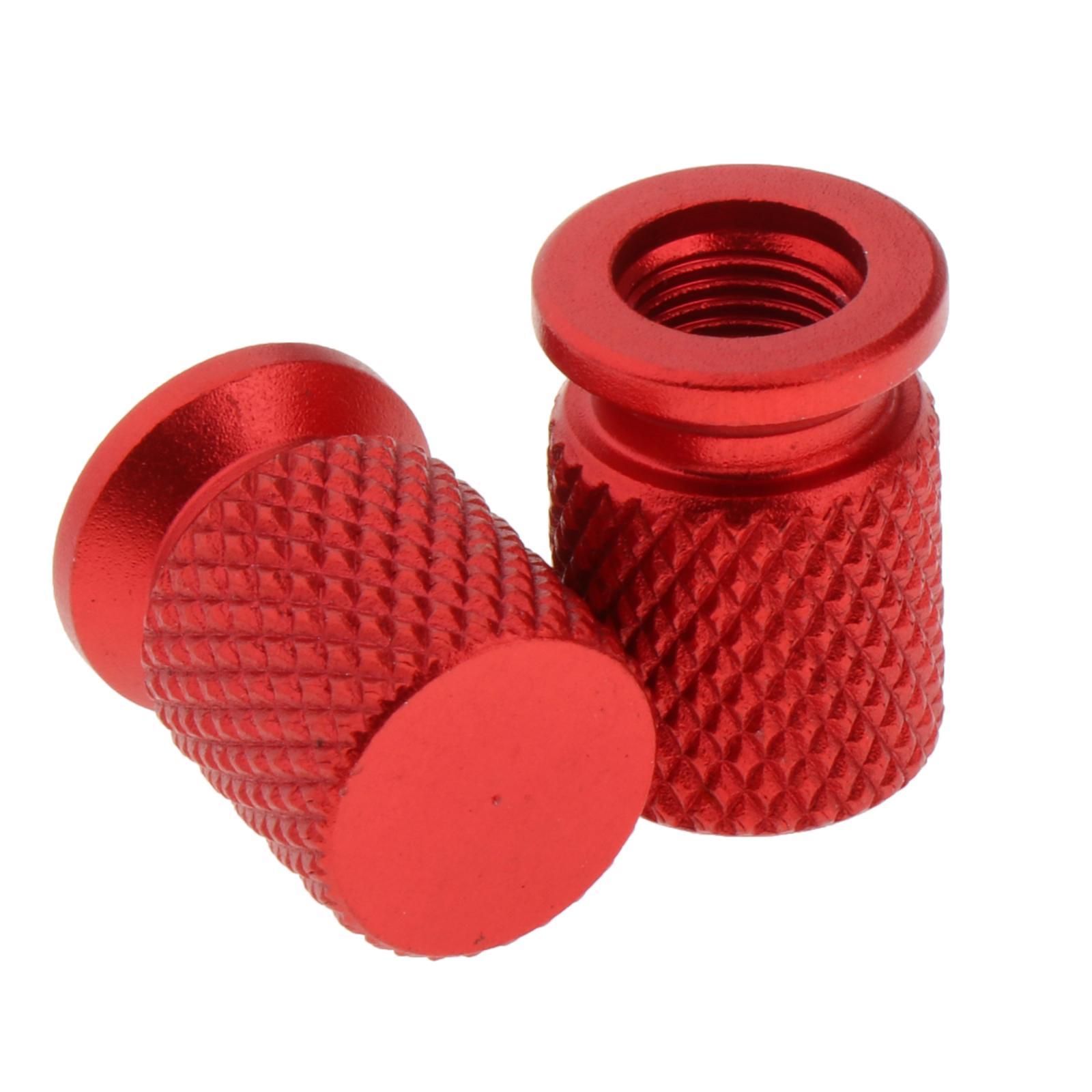 2 Pieces Car Motorcycle Tire Stem Valve Caps Aluminium Alloy Wheel Valve Covers Dustproof