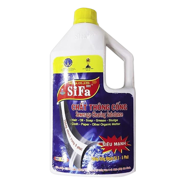 Chất Thông Tắc Cống Chống Hôi Siêu Mạnh 5 phút Sifa (1400g)