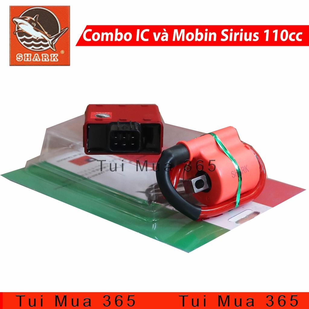 Combo IC Shark và Mobin Sườn độ Sirius 110cc Xăng Cơ Malaysia