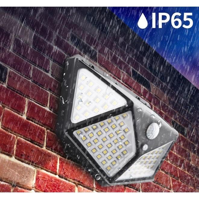 Đèn năng lượng mặt trời Solar 100LED siêu sáng 3 chế độ cảm biến chuyển động