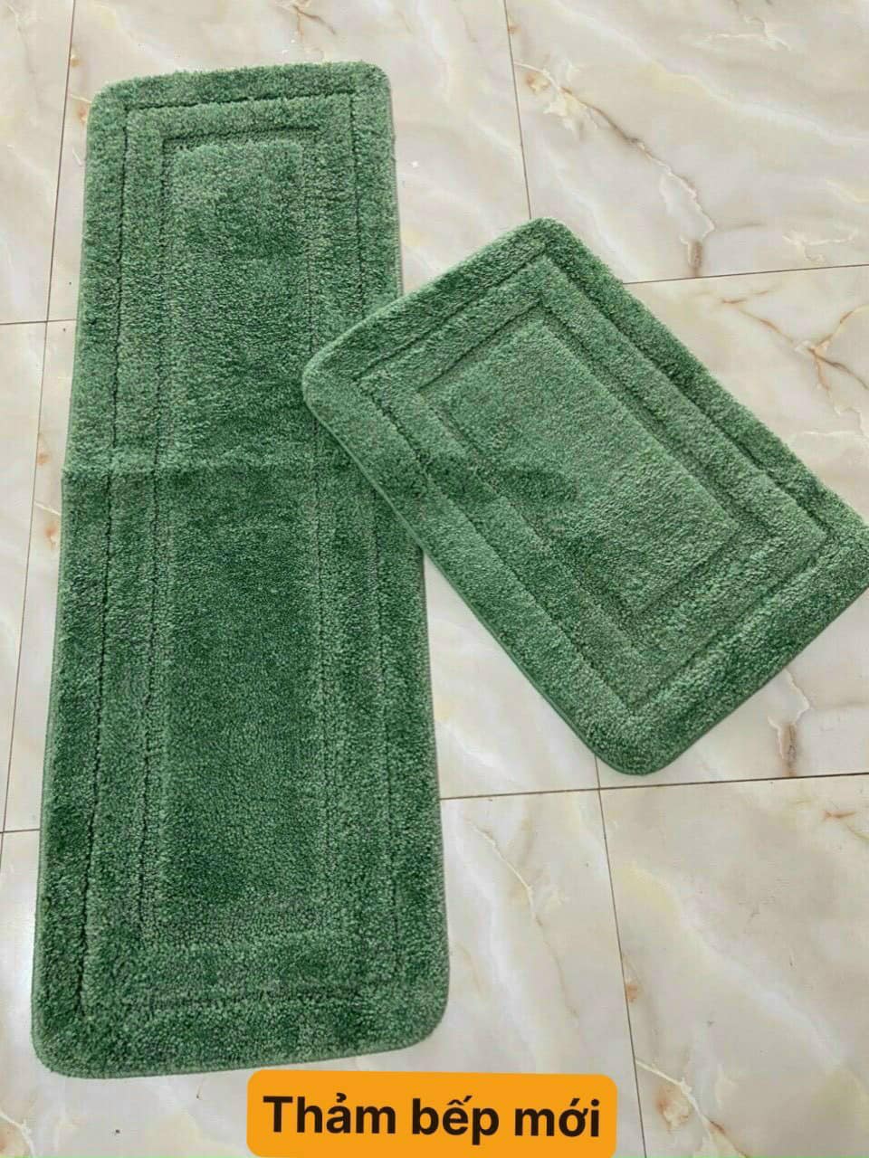 Set 2 Thảm bếp Mềm Mịn Thảm Lau Chân Lông Cừu Door Mat