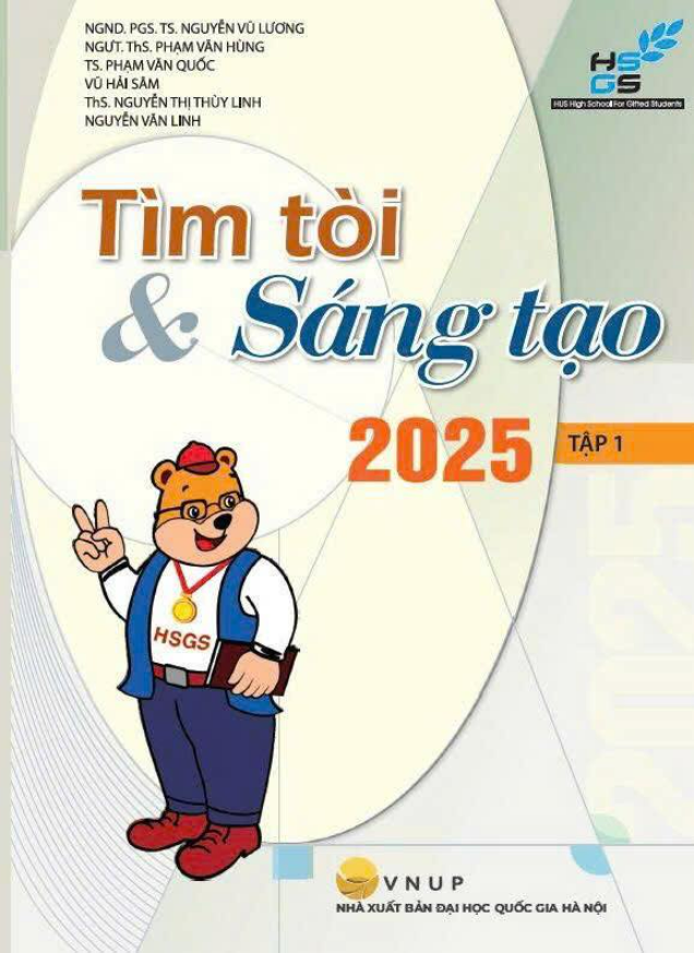 Sách - Tìm Tòi & Sáng Tạo 2025 (Tập 1 + 2) - HSGS